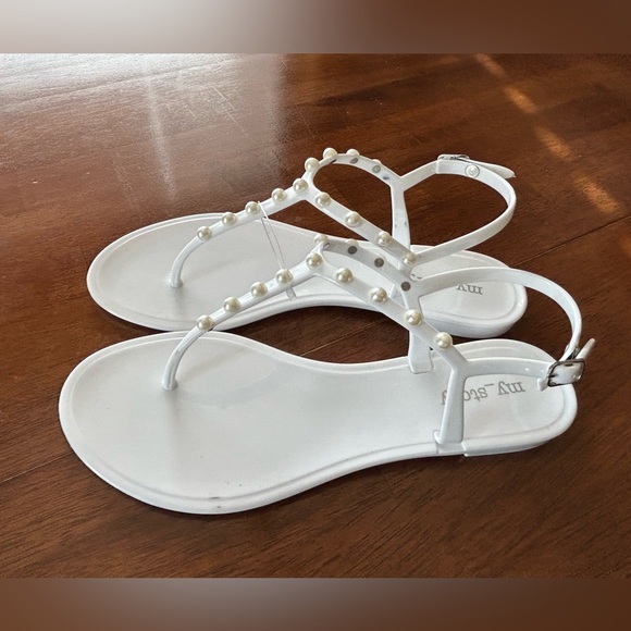 Sz 7 My Story Pearl Sandals - Picture 2 of 2